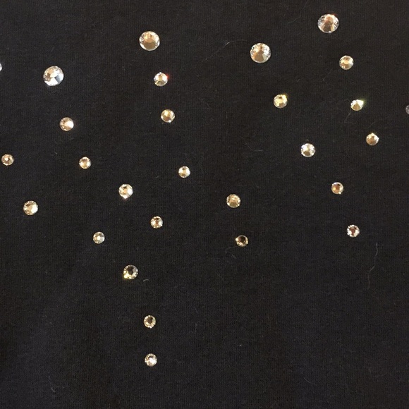 Bebe rhinestone studded crop top - Picture 2 of 3